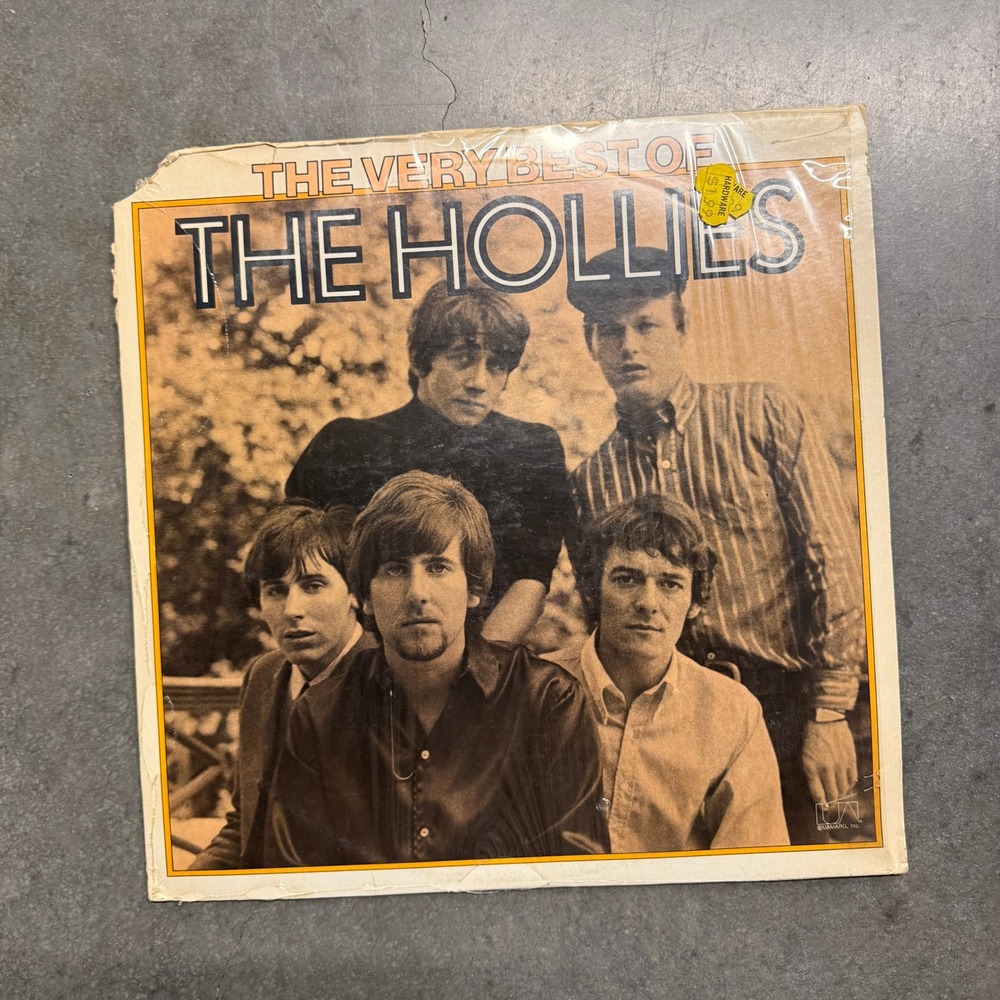 The Very Best of The Hollies Vinyl LP United Artists UA-LA530-E Bus Stop Vintage